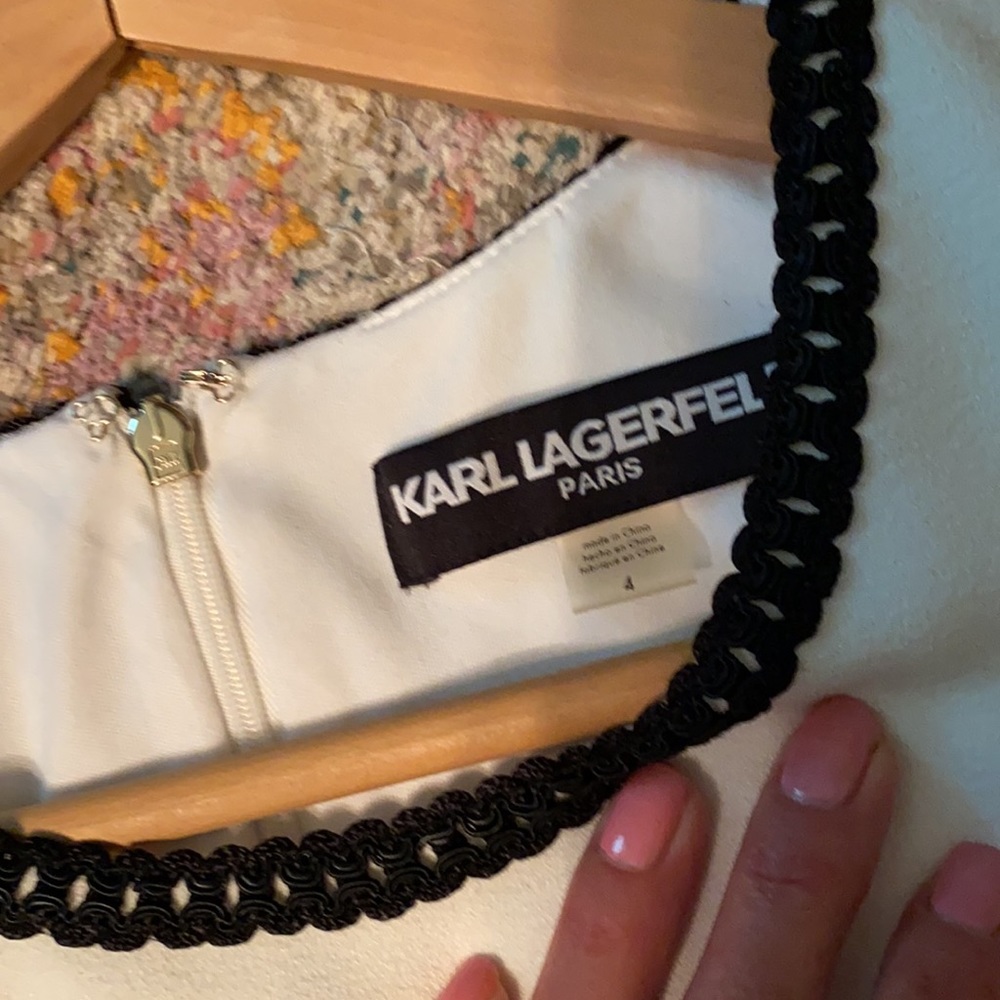 Karl Lagerfeld Black & White Dress 4 - Picture 7 of 8